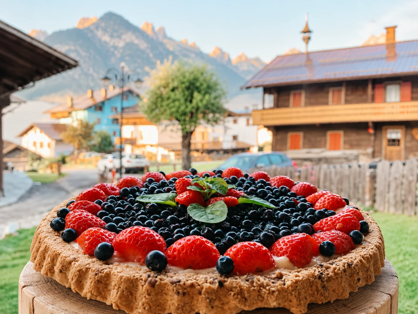 Crostata fatta in casa della colazione del Borgo Antico