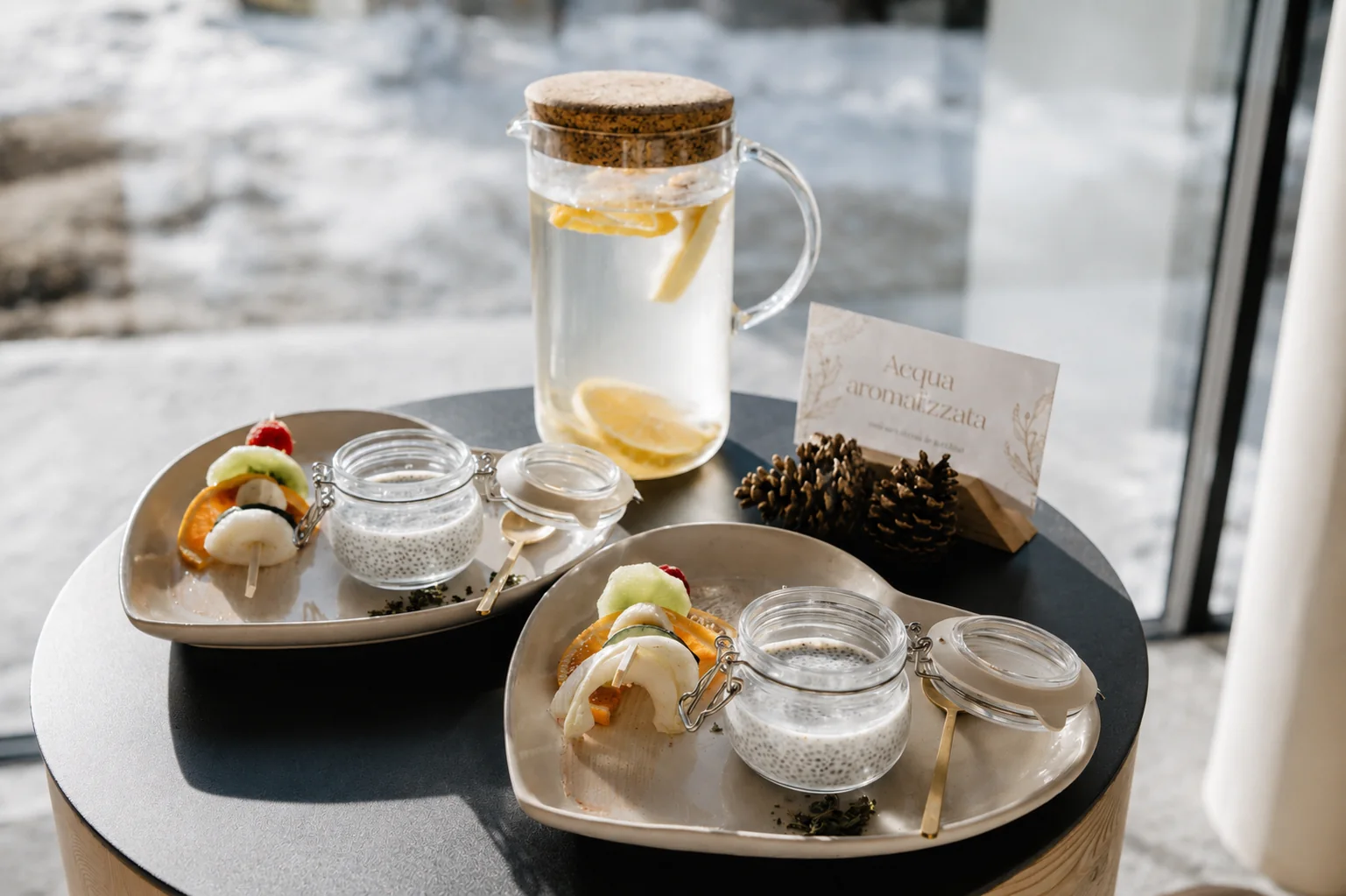 Acqua aromatizzata e piccoli rituali di benessere